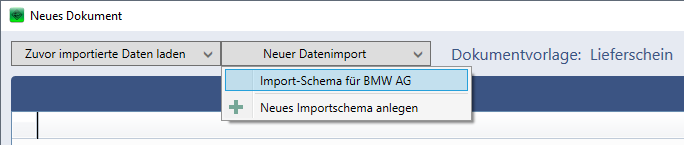 Neuer Datenimport (Adressverteiler)